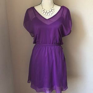 Express Flutter Sleeve Dress NWT